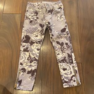 Persnickety size 5 flowered pants